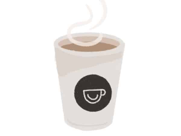 ICAN Coffee cup with steam