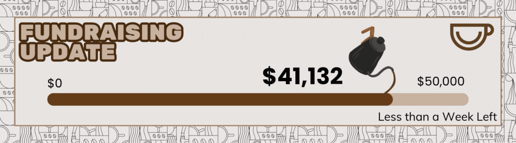 ICAN Coffee Fundraiser Status