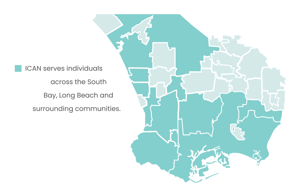 Cities served by ICAN